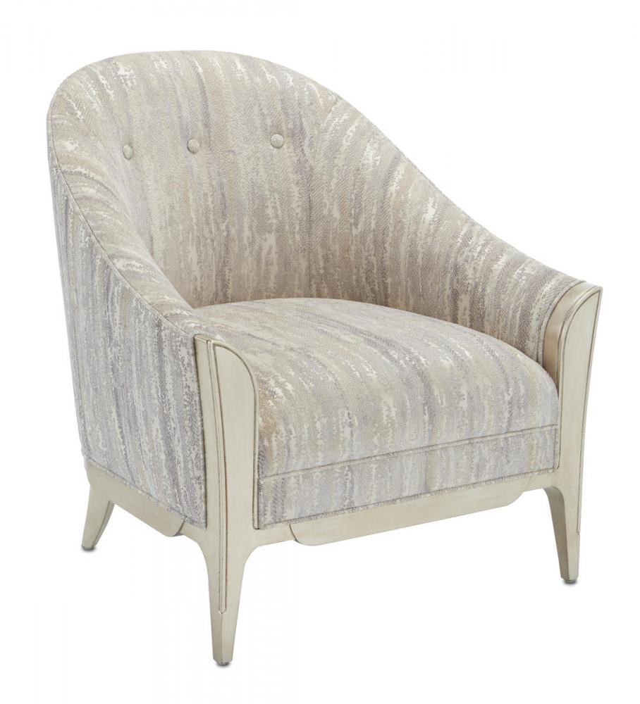 Emmitt Silver Armchair, Uttermost Natural