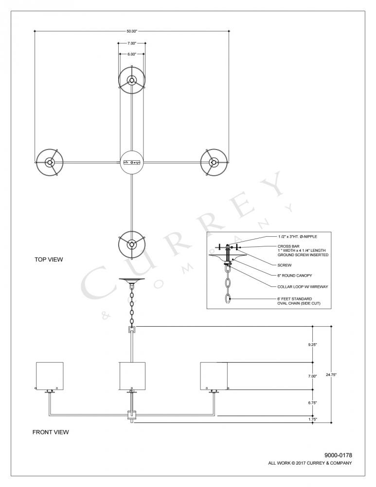 Bolthole Chandelier