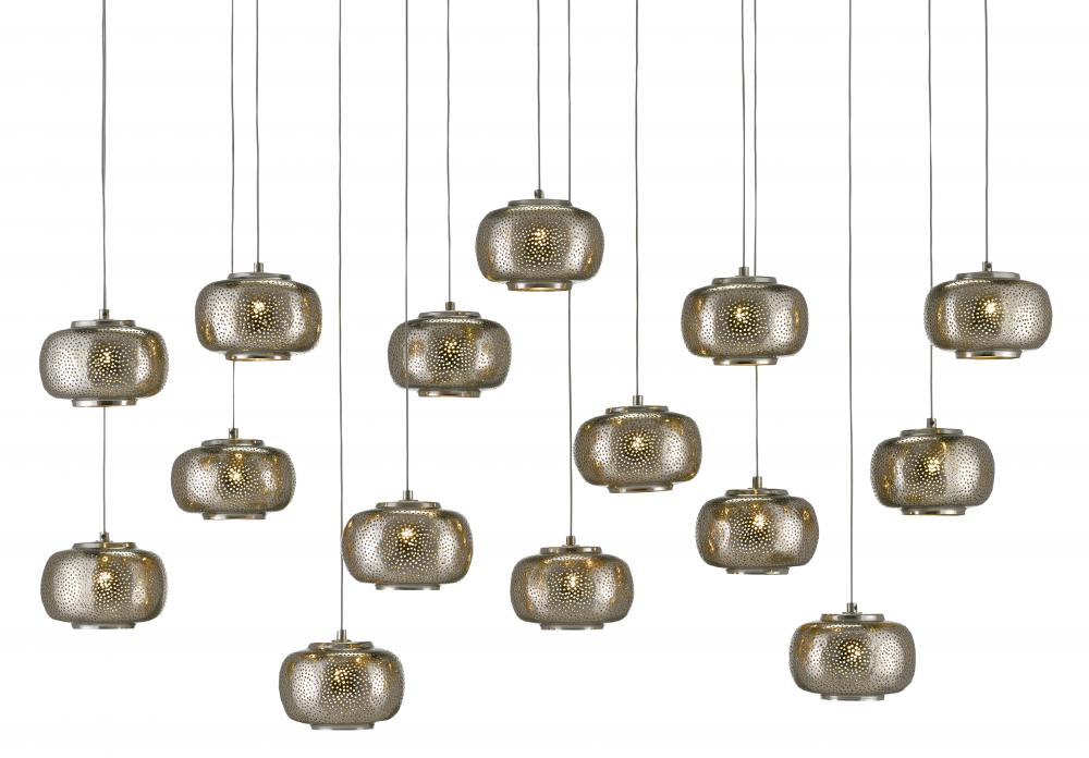 Pepper 15-Light Linear Multi-Drop Pendant