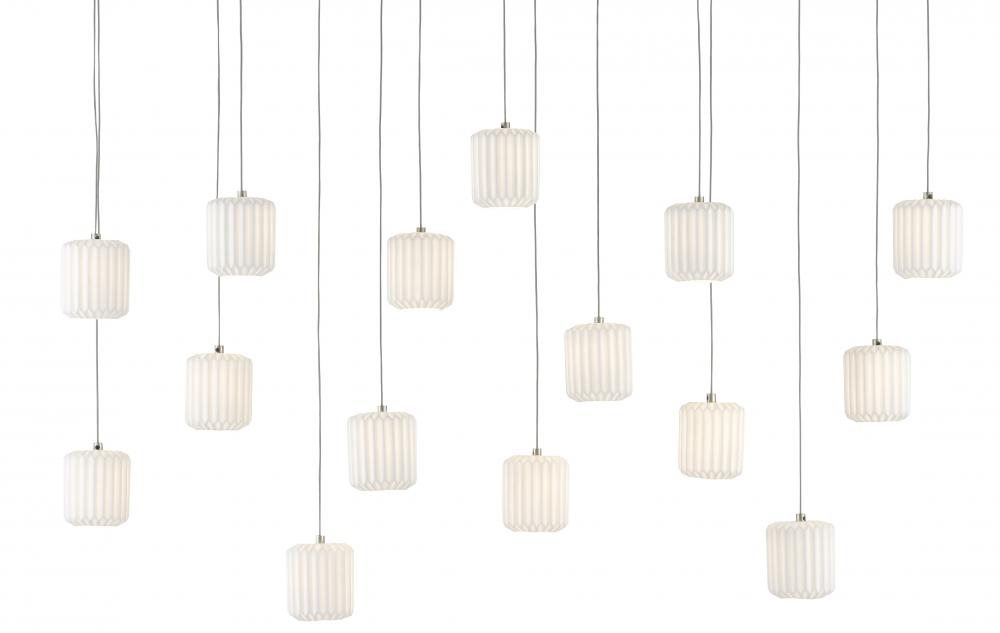 Dove 15-Light Linear Multi-Drop Pendant