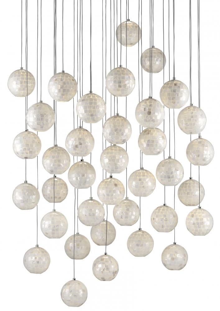 Finhorn 36-Light Round Multi-Drop Pendant