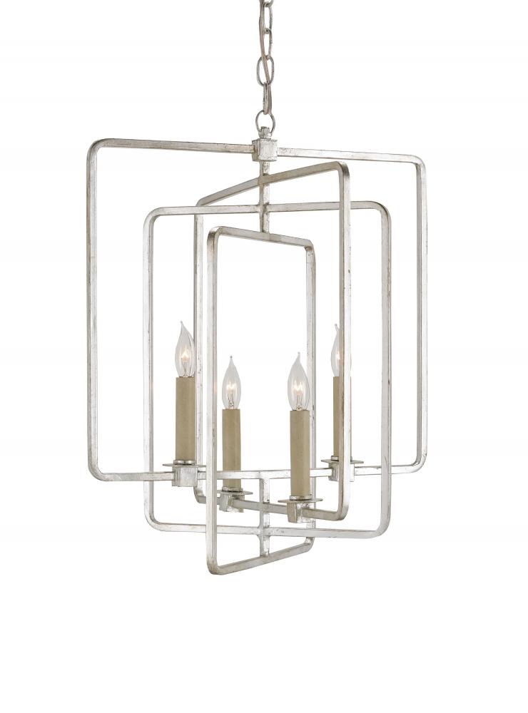 Metro Silver Square Chandelier