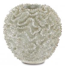  1200-0296 - Swirl Small White Vase