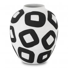  1200-0604 - Pagliacci Medium Black & White Vase