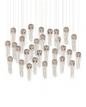  9000-1031 - Medusa 30-Light Linear Multi-Drop Pendant