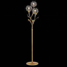  8000-0137 - Dandelion Silver & Gold Floor Lamp