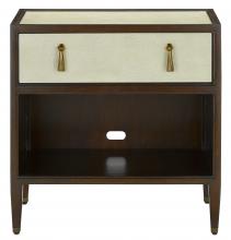  3000-0156 - Evie Shagreen Nightstand