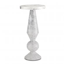  3000-0223 - Quince White Marble Accent Table
