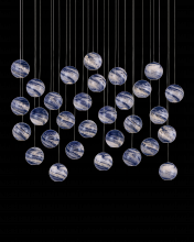  9000-1010 - Palatino 30-Light Linear Multi-Drop Pendant