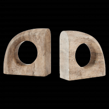  1200-0816 - Russo Travertine Object Set of 2