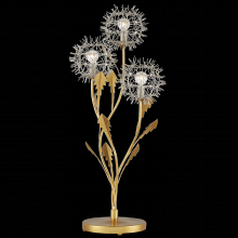  6000-0895 - Dandelion Silver & Gold Table Lamp