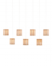  9000-1063 - Daze 7-Light Linear Multi-Drop Pendant