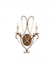  5880 - Crystal Lights Gold Wall Sconce