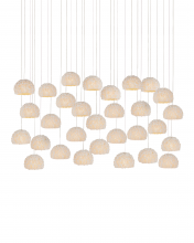  9000-1182 - Virtu 30-Light Linear Multi-Drop Pendant