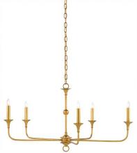  9000-0369 - Nottaway Small Gold Chandelier