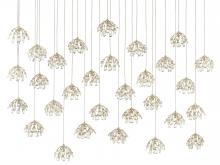  9000-0672 - Crystal Bud 30-Light Linear Multi-Drop Pendant