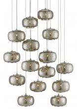  9000-0691 - Pepper 15-Light Round Multi-Drop Pendant