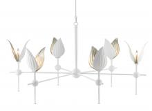  9000-0734 - Peace Lily White Chandelier