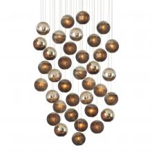  9000-1018 - Pathos 36-Light Round Multi-Drop Pendant