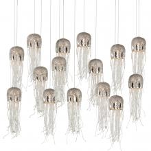  9000-1030 - Medusa 15-Light Linear Multi-Drop Pendant