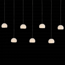  9000-1184 - Virtu 7-Light Linear Multi-Drop Pendant