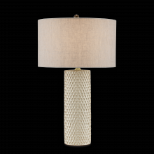  6000-0819 - Polka Dot Ivory Table Lamp