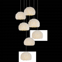  9000-1179 - Virtu 7-Light Round Multi-Drop Pendant