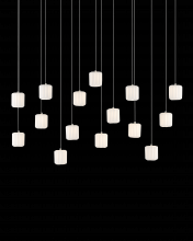  9000-0713 - Dove 15-Light Linear Multi-Drop Pendant