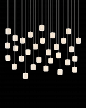  9000-0714 - Dove 30-Light Linear Multi-Drop Pendant