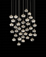  9000-0673 - Crystal Bud 36-Light Round Multi-Drop Pendant