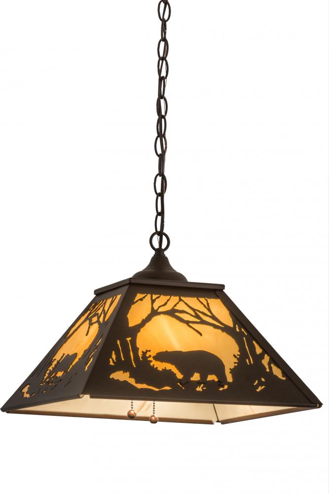 black bear pendant light